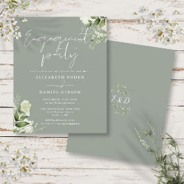 Budget Bloemige Salie Groene Verlovingsfeest Uitno