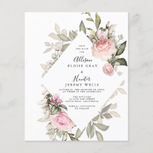 Budget Bloemstuk Frame Bewaar de Datum Flyer