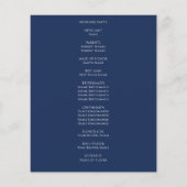 Budget Blue Agaat Gold Glitter Trouwprogramma (Achterkant)