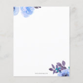 Budget Blue Balloon Boy Baby shower Uitnodiging (Achterkant)