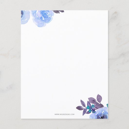 Budget Blue Balloon Boy Baby shower Uitnodiging (Achterkant)