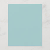 Budget Blue Blauwgroen Eucalyptus Weddenschap Hart (Achterkant)