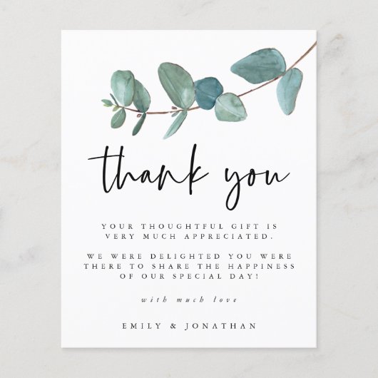 Budget Blue Blauwgroen Eucalyptus Weddenschap Hart (Voorkant)