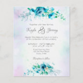 Budget Blue blauwgroen green blobloblob bruiloft u