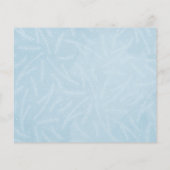 Budget Blue Botanical 5 photoCollage Holiday Card (Achterkant)