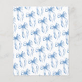 BUDGET Blue Bow Ze is het vastbinden van de knoop  Flyer (Achterkant)