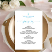 Budget Blue Boy Bloemenkrans Doop Menu