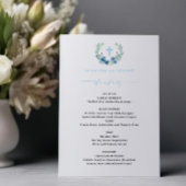 Budget Blue Boy Bloemenkrans Doop Menu