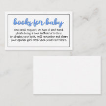 Budget Blue/Boy "Books for Baby" Tussenvoegsel
