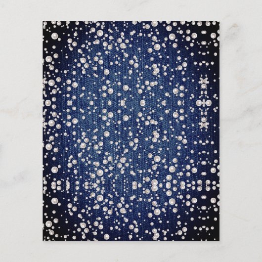 BUDGET Blue Denim Diamonds & Pearls Vrijgezellenfe Flyer (Achterkant)