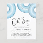 Budget Blue Donuts Oh Boy Virtual Sprinkle nodigt (Voorkant)