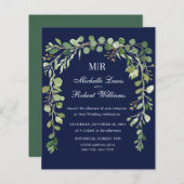 BUDGET Blue FLORAL Arch Summer Spring bruiloft (Voorkant / Achterkant)