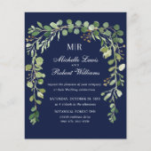 BUDGET Blue FLORAL Arch Summer Spring bruiloft (Voorkant)