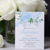 Budget Blue Floral Baptism Boy