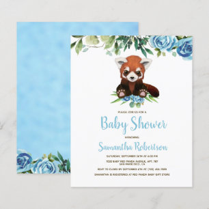 Budget Blue Floral Beer Boy Baby shower