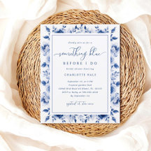Budget Blue Floral Bridal Shower