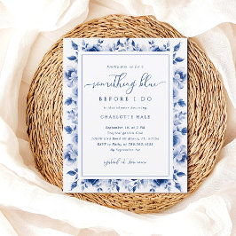 Budget Blue Floral Bridal Shower