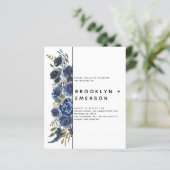 BUDGET Blue Floral Modern Wedding (Staand voorkant)