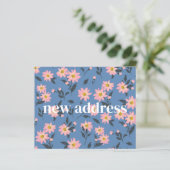 Budget Blue Floral We hebben een nieuwe Home Movin (Staand voorkant)