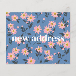 Budget Blue Floral We hebben een nieuwe Home Movin
