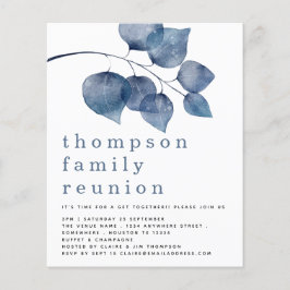 Budget Blue Foliage Family Reunion Party nodigt ui