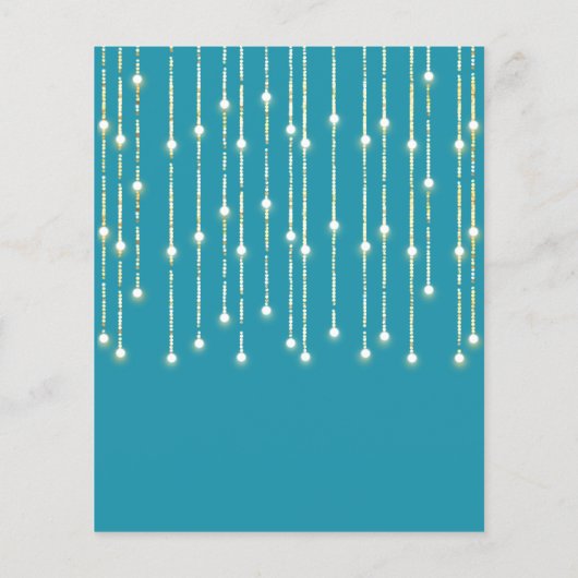 Budget Blue Glitter Sweet 16 Balloons Uitnodiging (Achterkant)