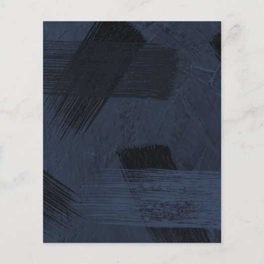 BUDGET Blue, Gold Balloon 50th Birthday Invitation (Achterkant)