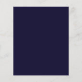 Budget Blue Gold Paint Marble Wedding Flyer (Achterkant)