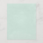 Budget Blue Gold Safari drive by Boy Baby shower (Achterkant)