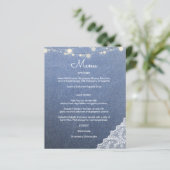 Budget Blue Jeans, String Lights & Lace Menu (Staand voorkant)