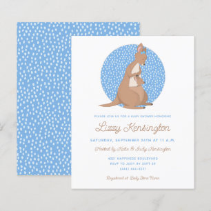 Budget Blue Kangaroo Boy Baby shower