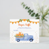 Budget Blue Little Pumpkin Diaper Raffle (Staand voorkant)