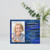 Budget Blue Marble Memorial - Uitnodiging (Staand voorkant)