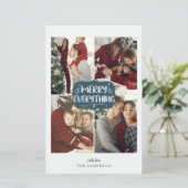 Budget Blue Merry Alles 4 fotovakantiekaart (Staand voorkant)