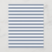 Budget Blue Stripes Cross Religious Boy Baptisme (Achterkant)