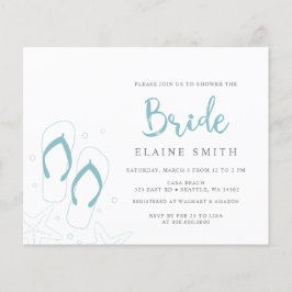 Budget Blue Teenslippers Beach Vrijgezellenfeest I