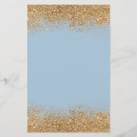 Budget Blue Umbrella Boy Baby shower Invitation (Achterkant)