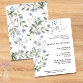 Budget Blue Wildflowers Homeschool Afstudeerder Ui
