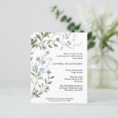 Budget Blue Wildflowers Homeschool Afstudeerder Ui (Staand voorkant)