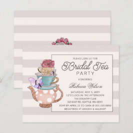 Budget Blush Floral Bridal Tea Party