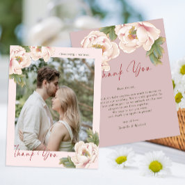 Budget Blush Floral Photo Weddenschap Hartelijk da Flyer