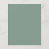 Budget Blush Floral Waterverf Wedding (Achterkant)