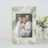 Budget Blush Forest Dennenspar Kerstden Foto Kerst (Staand voorkant)