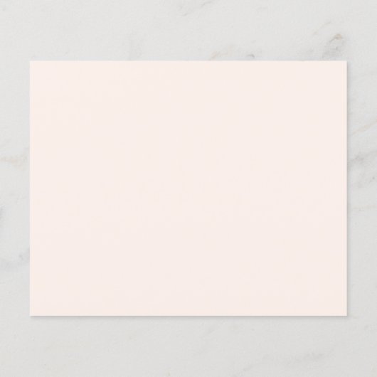 Budget Blush & Gold Confetti Script Surprise Party (Achterkant)