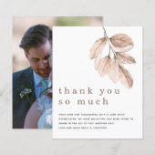 Budget Blush Leaves Pas getrouwd Foto Hartelijk da (Voorkant / Achterkant)