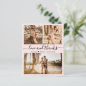 Budget Blush Photo Collage Weddenschap Hartelijk d (Staand voorkant)
