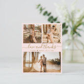 Budget Blush Photo Collage Weddenschap Hartelijk d (Staand voorkant)
