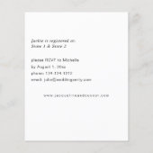 Budget Blush Pink Floral Eucalyptus Vrijgezellenfe Flyer (Achterkant)