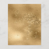 Budget Blush Pink Floral Gold Balloon Birthday (Achterkant)