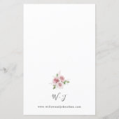 Budget Blush Pink Floral Wedding (Achterkant)